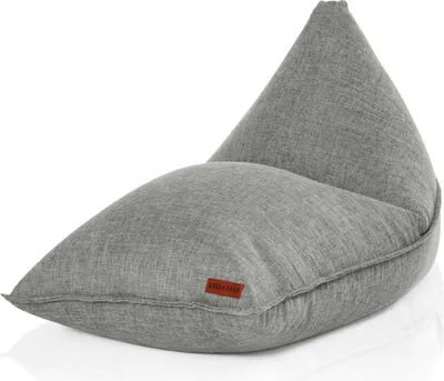 Produktbild von Green Bean® Indoor XXL Sitzsack 150x100x100cm mit EPS-Perlen Füllung - Kuschelig Weich Waschbar - Drinnen Stoff Sitzkissen - Grau