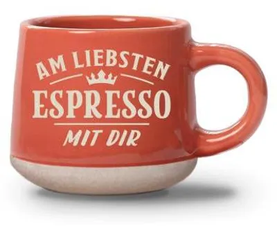 Produktbild von Espresso-Tasse Am Liebsten… - 60ml , spülmaschinenfest im Landhausstil
