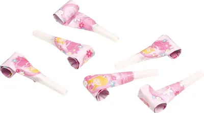 Produktbild von Amscan Luftrüssel/Partytröte - Prinzessin (8er Pack, 30cm)