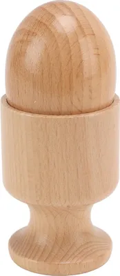 Produktbild von Eierbecher-Puzzlespielzeug aus Holz zum Greifen, Übungsprojekt, passende Übung, frühe Bildung für Babys und Kleinkinder