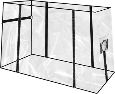 Produktbild von Regenponcho für offene Anhängerkarren mit Reißverschluss