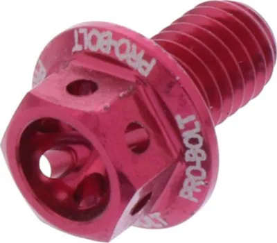 Produktbild von Schraube JMP 6 Kant  Bolt M6x1,00mm 10mm Aluminium Racing rot