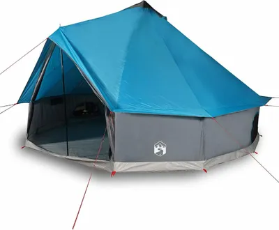 Produktbild von vidaXL Tipi-Familienzelt 10 Personen Blau Wasserdicht