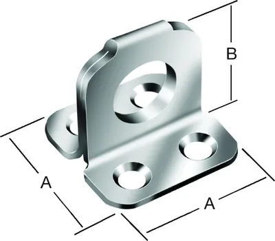 Productafbeelding van Vormann oogplaten, lengte 35 mm, hoogte 35 mm, dikte 2 mm - 000075035Z