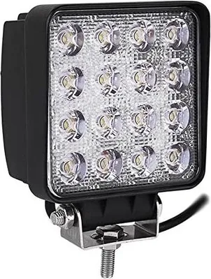 Produktbild von Greenmigo 48W 16 LEDs Offroad Lampe LED Arbeitsscheinwerfer Flutlicht Reflektor Arbeitslicht Zusatzscheinwerfer für SUV,UTV,ATV Rückfahrstrahler 12V 24V