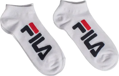 Immagine prodotto di FILA Unisex, 2 paia di calzini - Invisible Sneakers, logo, tinta unita bianco 35-38