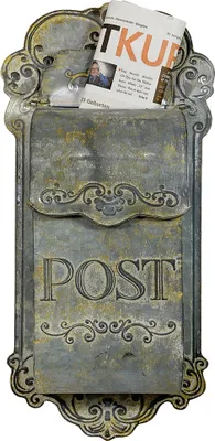 Produktbild von Briefkasten POST Zink Vintage Postkasten Rostig patiniert Landhausstil