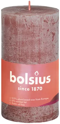 Obrázek produktu pro Bolsius Rust semišová punčová hnědá