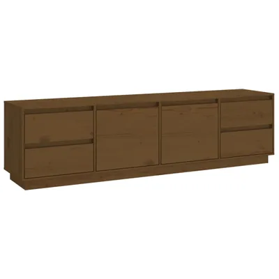 Produktbild von vidaXL TV-Schrank Honigbraun 176x37x47,5 cm Massivholz Kiefer