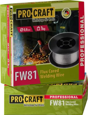Obrázok produktu pre Zvárací drôt s prídavným práškom PROCRAFT 0,8 mm 1 kg