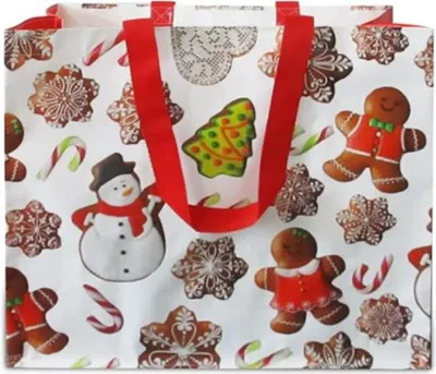 Zdjęcie produktu dla Torba Na Zakupy Świąteczne Pierniki43X37X21,5Cm