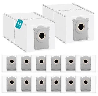 Produktbild von Staubbeutel - 14 Stück - Kompatibel mit Saugrobotern der X8/X9 Pro Omni und T50 Omni Serie