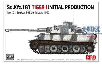 Obrázok produktu pre Model RYE FIELD RFM5078 Tiger I z počiatočnej výroby – Leningradský Tiger