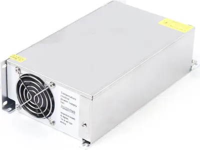 Image de Bloc d'alimentation - Bloc d'alimentation à découpage - 1000 W - 20 A - CA 220 V vers CC 48 V - Argent