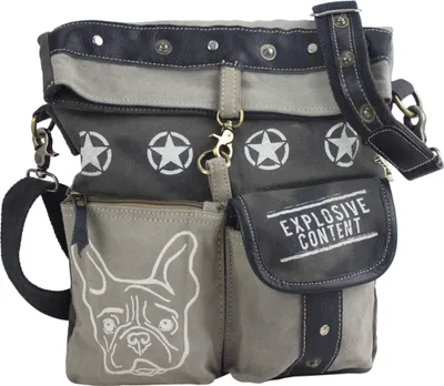 Produktbild von Sunsa Damen Tasche Umhängetasche Handtasche Canvas & Leder bag mit Jeans Taschen Denim klein Schultertasche Damentaschen Vintage Crossbody Männertasche Teenager Fashion