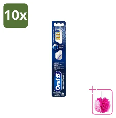 Imagen del producto de 10 cepillos de dientes eléctricos Oral-B Pro-Clean Pulsar, con batería, de dureza media - Paquete económico - 10 unidades
