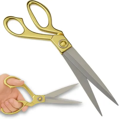Obrázok produktu pre Krajčírske nožnice nožnice na látku profesionálne ostré kovové 24,5 cm