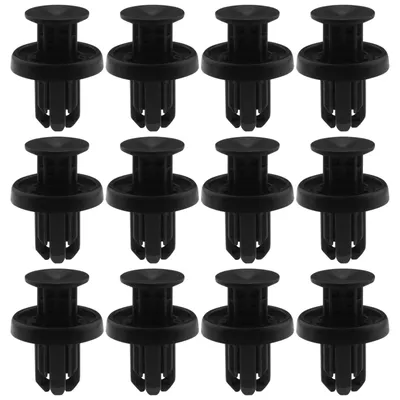 Productafbeelding van Bumper Clips 50 Stuks - Compatibel met Honda Accord/Civic/CR-V - Kunststof - Zwart - OEM 91505-TM8-003 - Afmetingen zoals afgebeeld - Fender Clips