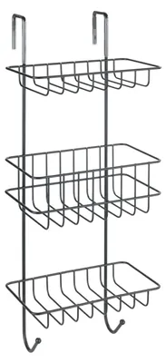 Produktbild von WENKO Duschregal Duschablage Badregal Duschkorb Hängeregal 3 Ablagen Bad REVIGO