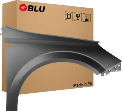 Immagine prodotto di BLU Parafango compatibile con Opel Astra H 3 III Z177 Destra Silber CarbonGrau | 2004-2014 | Anteriore | Verniciato | Pronto per il montaggio | Zincato