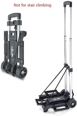 Produktbild von Famanu Transportwagen - Faltbarer Trolley mit geräuscharmen Rädern