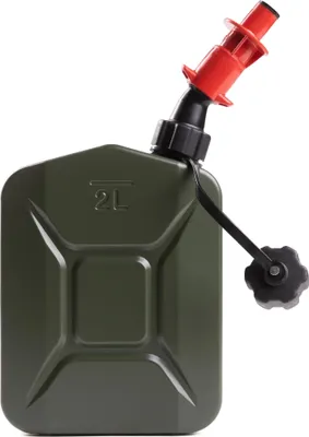 Produktbild von Oxid7® by BW Proper Kraftstoffkanister Metall Benzinkanister 2 Liter mit Ausgießer "Smart" - Hergestellt in Europa