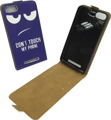 Produktbild von Handyhülle Tasche für Handy Wiko Lenny 3 Dont Touch my Phone