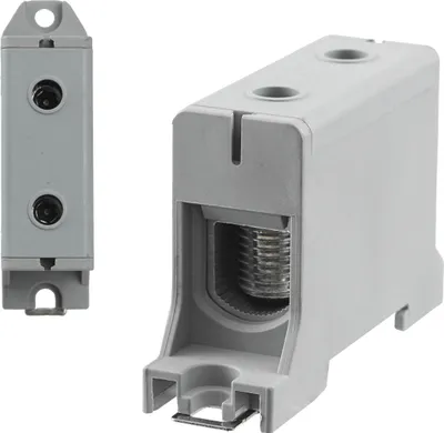 Produktbild von Universalklemme Hutschiene Leitungsklemme Anschlußklemme Klemmblöcke 95mm² Grau