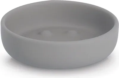 Zdjęcie produktu dla ZELLER Mydelniczka ceramiczna szara 11 x 3,3 cm