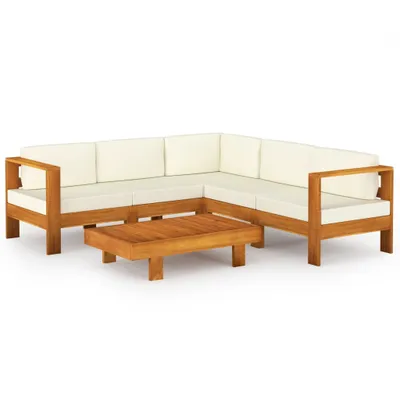 Produktbild von vidaXL 6-tlg. Garten-Lounge-Set mit Kissen 100x60 cm Akazienholz