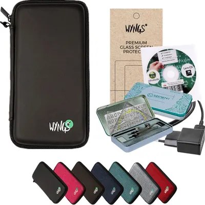 Produktbild von CALCUSO Zubehör Streberpaket Schwarz kompatibel für Grafikrechner TI 84 Plus CE-T (Python)