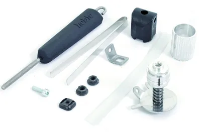 Produktbild von Hebie Lenkungsdämpfer Fahrrad Zubehör Elastomer schwarz 5 x 5 x 3 cm Dämpfung