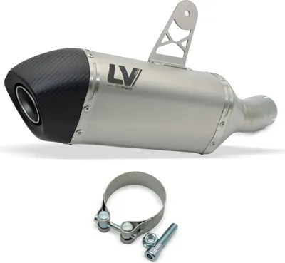 Produktbild von LeoVince Endschalldämpfer LV-14 mit Zulassung, Titanium, Carbon Kappe kompatibel mit BMW R 1300 GS Bj. 2023 - 2026 E5+ / Adventure Bj. 2024 - 2026 E5+ / R / RS Bj. 2025 - 2026 E5+