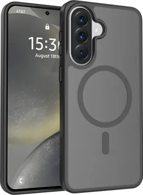 Produktbild von Samsung Galaxy A57 Hülle - Coverup Mattes Transparentes Back Cover - MagSafe Compatible - Schwarz