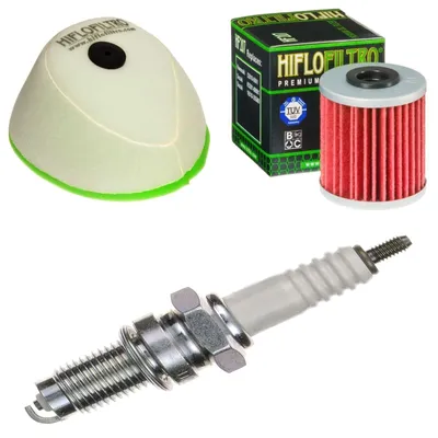 Productafbeelding van Servicekit voor Kawasaki KX 250 F 4T (2006-2010), inclusief luchtfilter, oliefilter en bougie, van pamoto - Nieuw