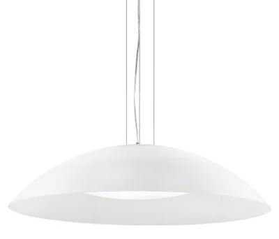 Imagen del producto de Ideal Lux LENA SP3 D74, 3 bombillas, casquillo E27, IP20, color blanco