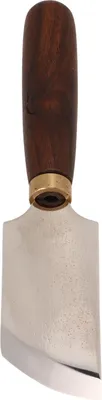 Imagen del producto de Cuchillo para cortar cuero, con hoja de acero de alta velocidad, mango de madera, herramienta manual para trabajos de bricolaje y corte de cuero