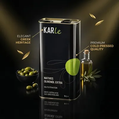Produktbild von KARle Extra Natives Olivenöl 5L – Erste Güteklasse Kaltextraktion Griechenland