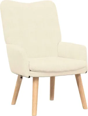 Immagine prodotto di vidaXL Poltrona Crema 63 x 67 x 94 cm tessuto