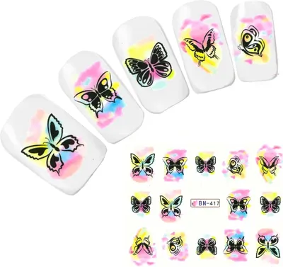 Produktbild von Tattoo Nail Art Schmetterling Butterfly Nagel Sticker