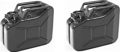 Produktbild von Oxid7 Kraftstoffkanister Metall 2er-Set 10l schwarz