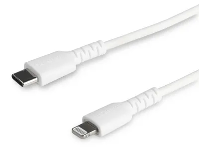 Produktbild von StarTech.com USB-C auf Lightning Kabel 1m Aramidfaser Weiß