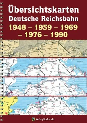 Image de Cartes générales de la Deutsche Reichsbahn 1948 - 1959 - 1969 - 1976 - 1990
