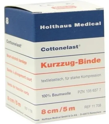 Produktbild von KURZZUGBINDE Baumwolleelast 8 cmx5 m