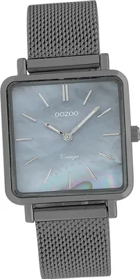 Produktbild von Oozoo Metall Damen Uhr Analog Quarzuhr Armband grau Vintage Series D2UOC9849A
