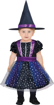 Immagine prodotto di Strega Incantevole Viola Stelle Sogno Magia Outfit Blu, Taglia: 86/92 Colore: Viola