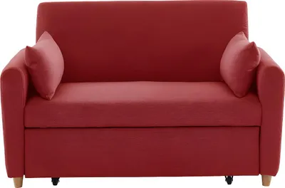Produktbild von AYLA 2-Sitzer-Sofa in Stoff, verstellbar - rot