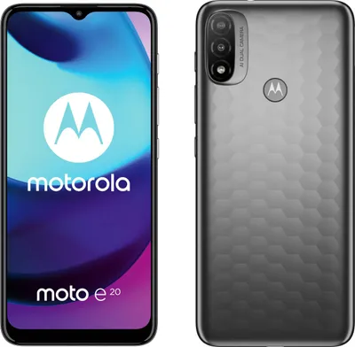 Produktbild von Motorola Moto E20 32GB Graphite Gray