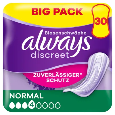 Immagine prodotto di always 8700216179430 always Slipeinlagen discreet Normal, 30 St.