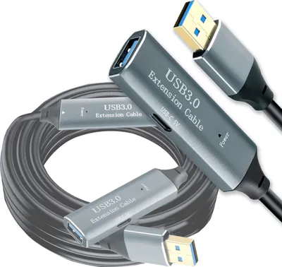 Image de Reagle USB-A 10M Active Extension Cable USB 3.2 Gen1 5 Gbps + Amplifier